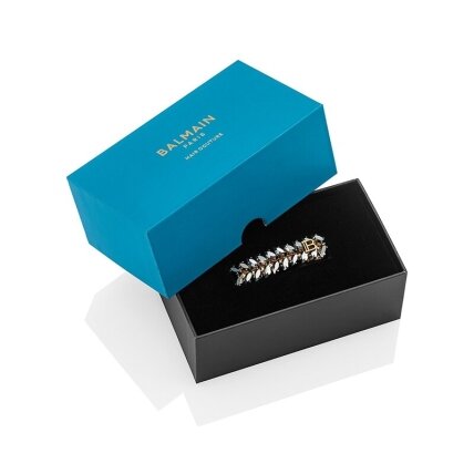 BALMAIN HAIR LIMITED EDITION Locks of Legacy plaukų segtukas / Midnight Black Crown Barrette 1 BALMAIN HAIR LIMITED EDITION Locks of Legacy plaukų segtukas / Midnight Black Crown Barrette 1