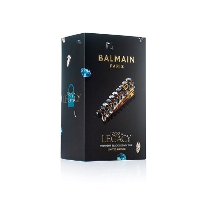 BALMAIN HAIR LIMITED EDITION Locks of Legacy plaukų segtukas / Midnight Black Crown Barrette 2 BALMAIN HAIR LIMITED EDITION Locks of Legacy plaukų segtukas / Midnight Black Crown Barrette 2