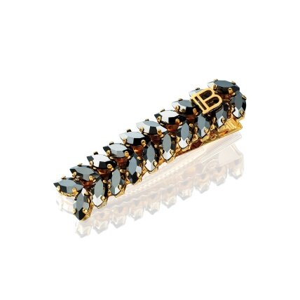 BALMAIN HAIR LIMITED EDITION Locks of Legacy plaukų segtukas / Midnight Black Crown Barrette BALMAIN HAIR LIMITED EDITION Locks of Legacy plaukų segtukas / Midnight Black Crown Barrette