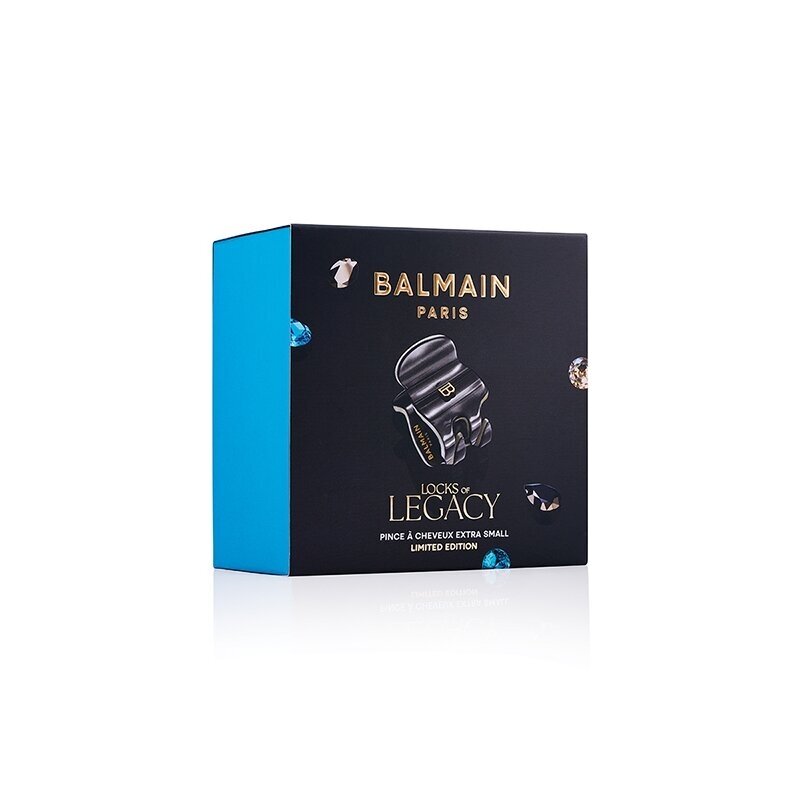 BALMAIN HAIR LIMITED EDITION Locks of Legacy plaukų segtukas / Pince à Cheveux Midnight Black Extra Small 2 BALMAIN HAIR LIMITED EDITION Locks of Legacy plaukų segtukas / Pince à Cheveux Midnight Black Extra Small 2