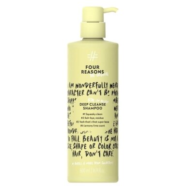 FOUR REASONS Original Deep Cleanse Shampoo, 500 ml