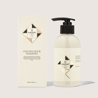 Hadat Cosmetics Golden Hour atkuriamasis šampūnas šviesintiems ir dažytiems plaukams, 250ml Hadat Cosmetics Golden Hour atkuriamasis šampūnas šviesintiems ir dažytiems plaukams, 250ml