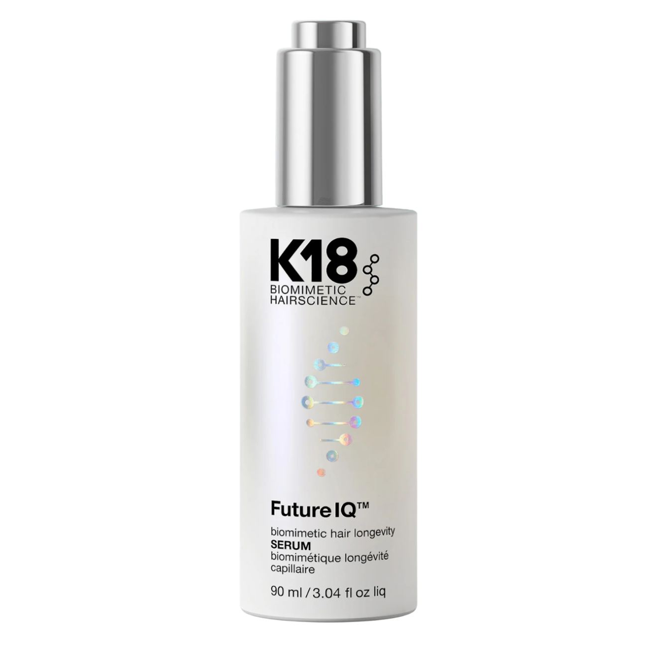 K18 FutureIQ™ biomimetinis plaukų ilgaamžiškumo serumas, 90 ml