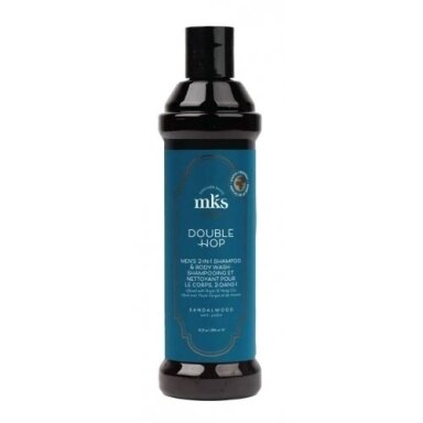 MKS Eco DOUBLE HOP vyriškas šampūnas ir prausiklis, 296 ml