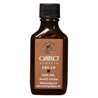 ORRO Venezia Argan Moisturizing And Restructuring Beauty Oil – drėkinantis ir restruktūrizuojantis aliejus 30 ml ORRO Venezia Argan Moisturizing And Restructuring Beauty Oil – drėkinantis ir restruktūrizuojantis aliejus 30 ml