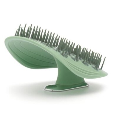 Plaukų šepetys žalsvos spalvos „Manta Original Serene Green“