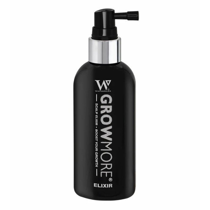 Watermans Grow More® Elixir – serumas galvos odai plaukų slinkimo ir retėjimo priežiūrai, 100 ml Watermans Grow More® Elixir – serumas galvos odai plaukų slinkimo ir retėjimo priežiūrai, 100 ml