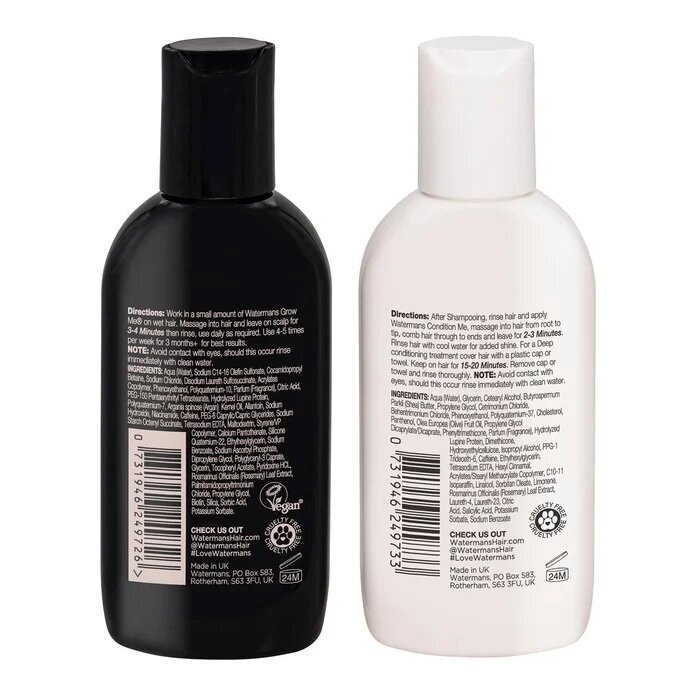 Watermans rinkinys – Grow Me® šampūnas (75 ml) + Condition Me® kondicionierius (75 ml) 1 Watermans rinkinys – Grow Me® šampūnas (75 ml) + Condition Me® kondicionierius (75 ml) 1
