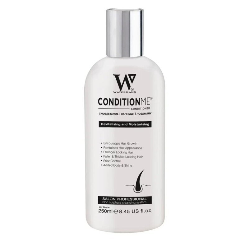 Watermans Condition Me® kondicionierius silpniems ir linkusiems lūžinėti plaukams, 250 ml Watermans Condition Me® kondicionierius silpniems ir linkusiems lūžinėti plaukams, 250 ml